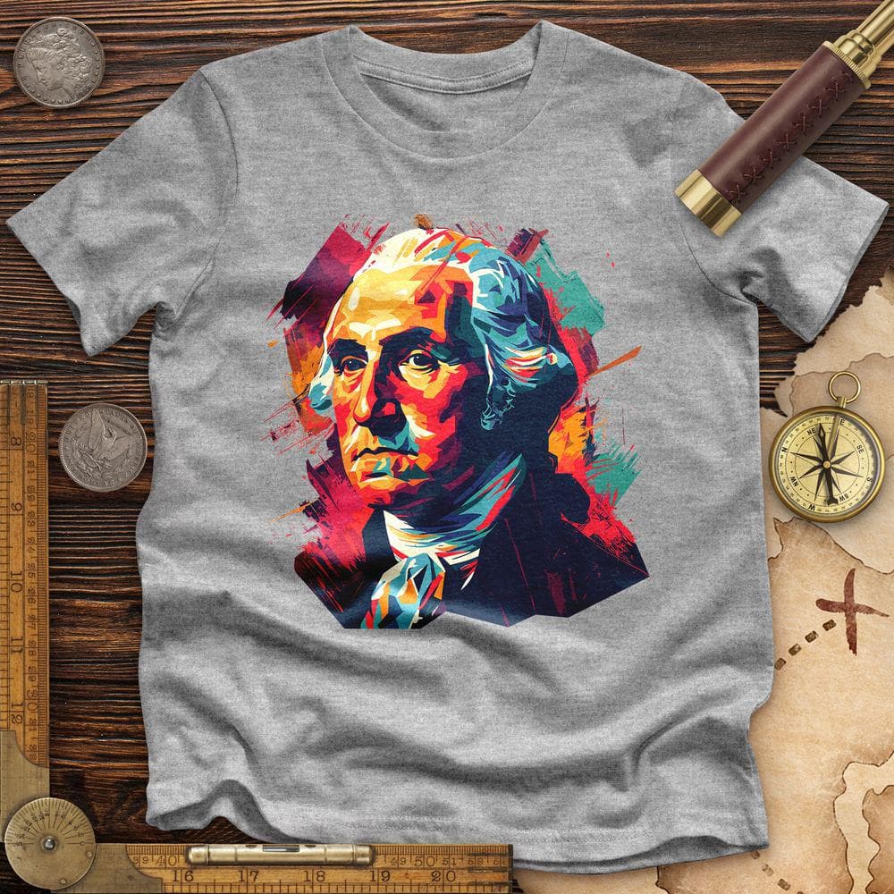 George Washington Vibrant Premium QualityTee T-Shirts, Hoodie, Sweatshirt | ZylaModa.com (Image 3)