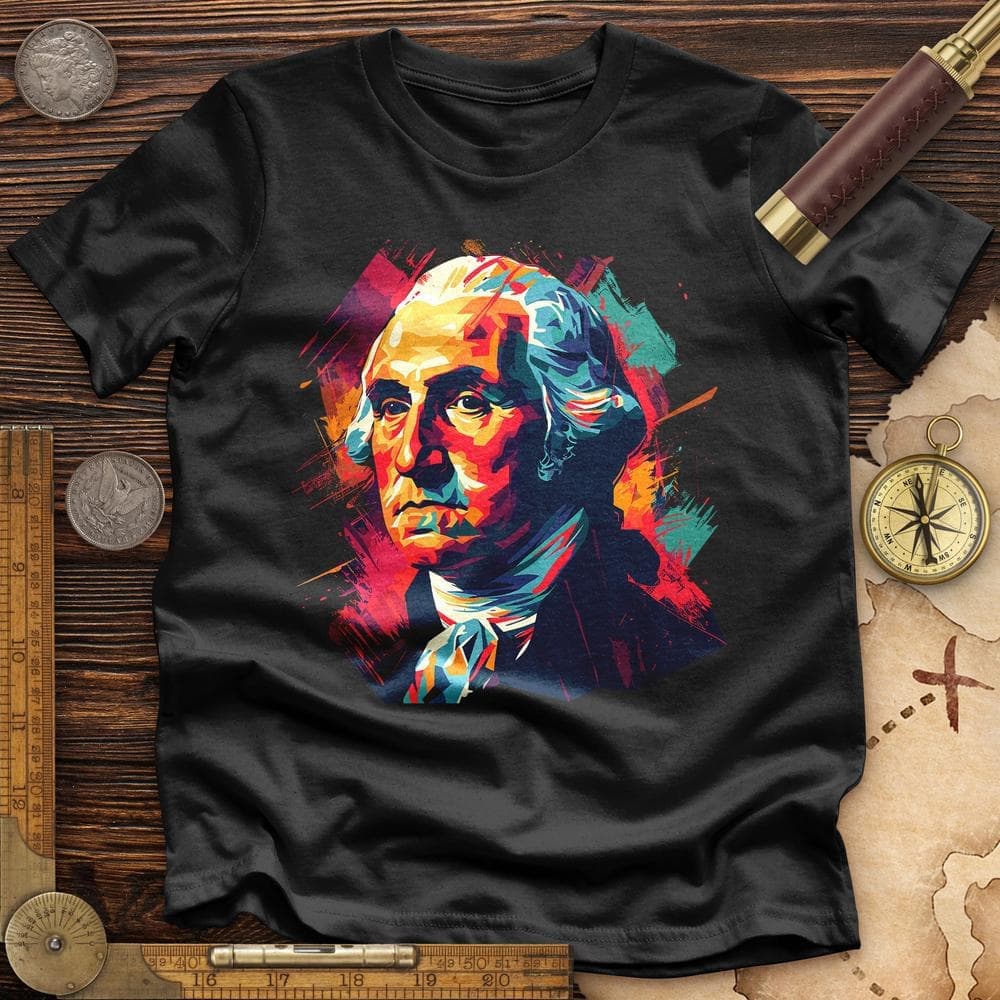 George Washington Vibrant Premium QualityTee T-Shirts, Hoodie, Sweatshirt | ZylaModa.com (Image 4)
