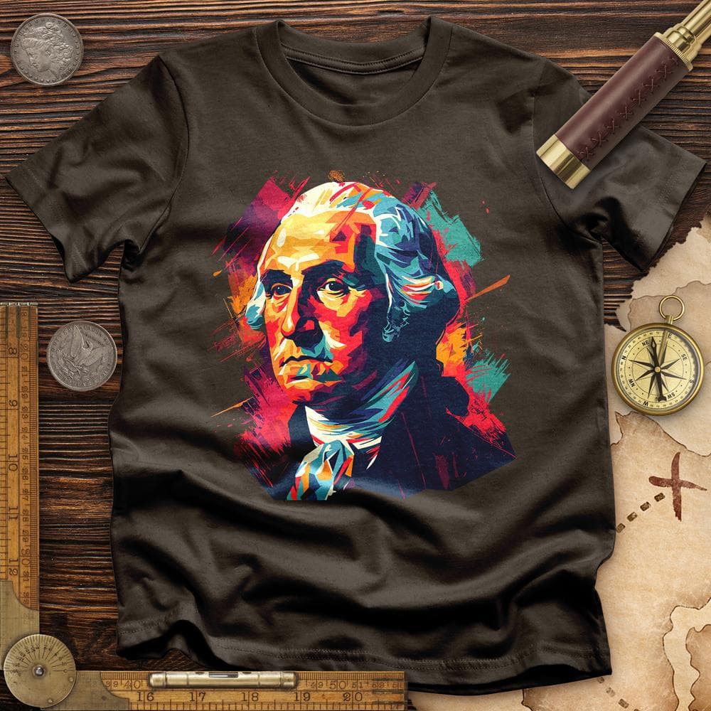 George Washington Vibrant T-Shirt Hoodie, Sweatshirt | ZylaModa.com (Image 2)