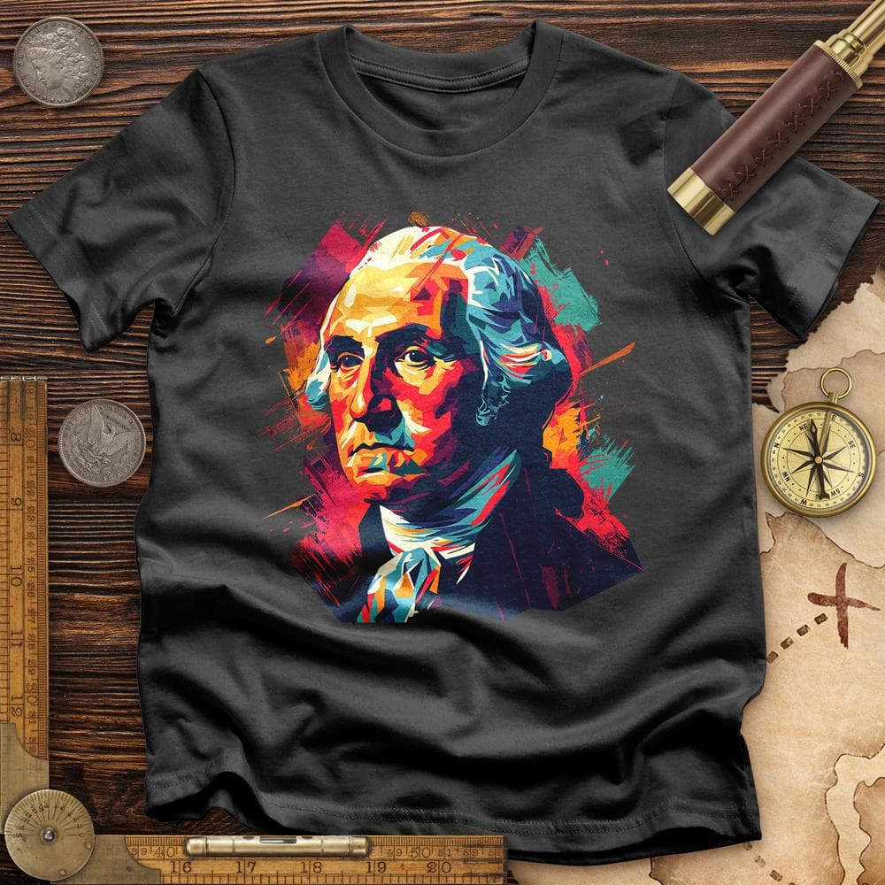 George Washington Vibrant T-Shirt Hoodie, Sweatshirt | ZylaModa.com (Image 1)
