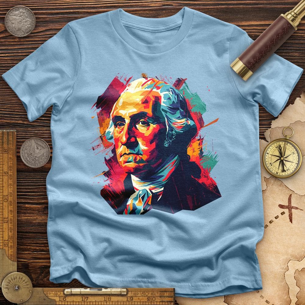 George Washington Vibrant T-Shirt Hoodie, Sweatshirt | ZylaModa.com (Image 3)
