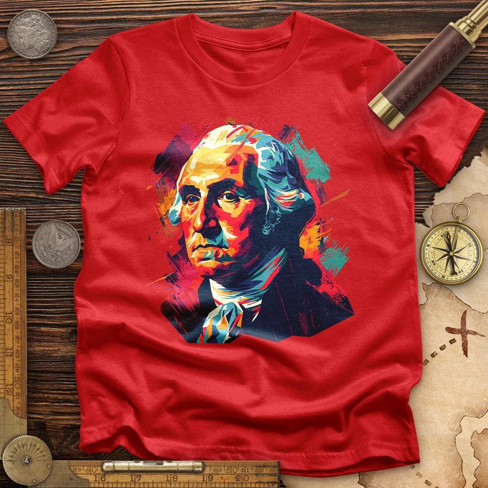 George Washington Vibrant T-Shirt Hoodie, Sweatshirt | ZylaModa.com (Image 5)