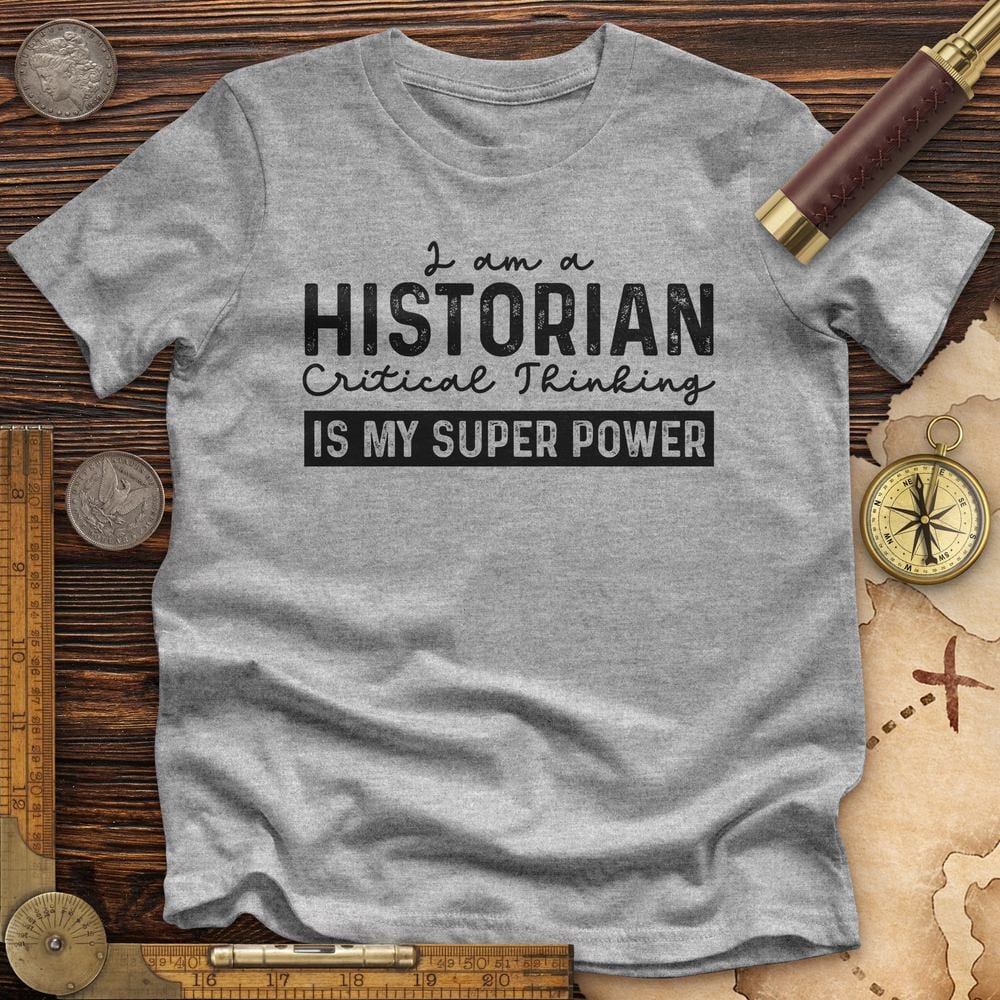 Historian Critical Thinking Premium Quality Tee Hoodie, Sweatshirt | ZylaModa.com (Image 2)