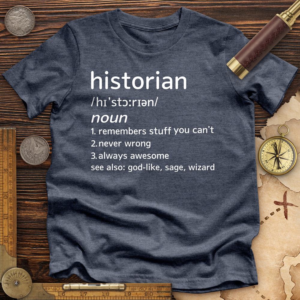 Historian Defined Premium Quality Tee Hoodie, Sweatshirt | ZylaModa.com (Image 5)