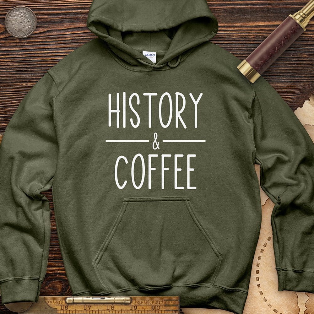 History And Coffee Hoodie T-Shirts, Sweatshirt | ZylaModa.com (Image 5)