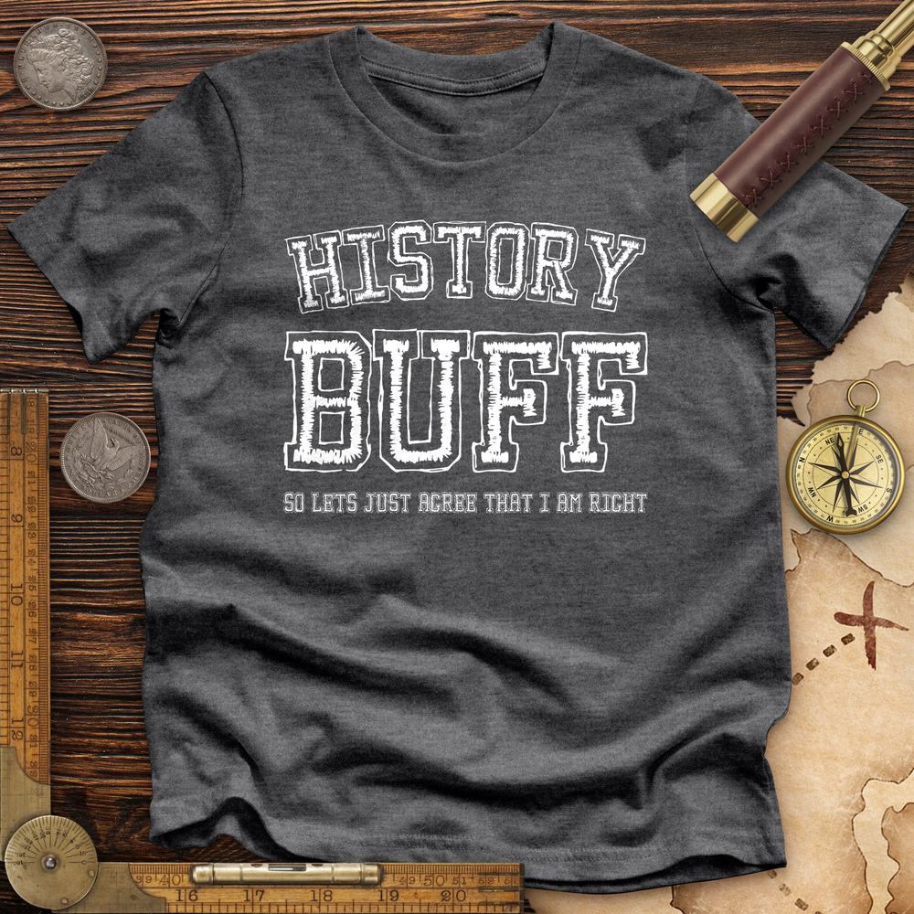 History Buff Premium Quality Tee Hoodie, Sweatshirt | ZylaModa.com (Image 3)