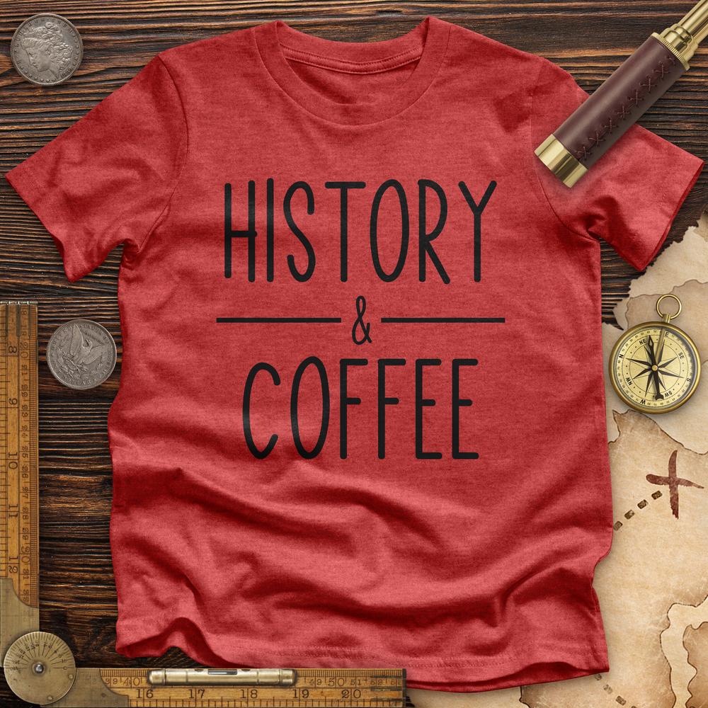 History & Coffee Premium Quality Tee Hoodie, Sweatshirt | ZylaModa.com (Image 5)