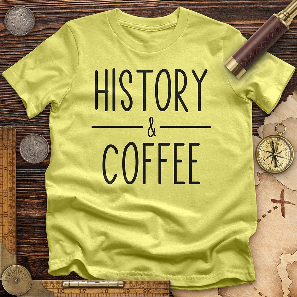 History & Coffee T-Shirt Hoodie, Sweatshirt | ZylaModa.com (Image 5)