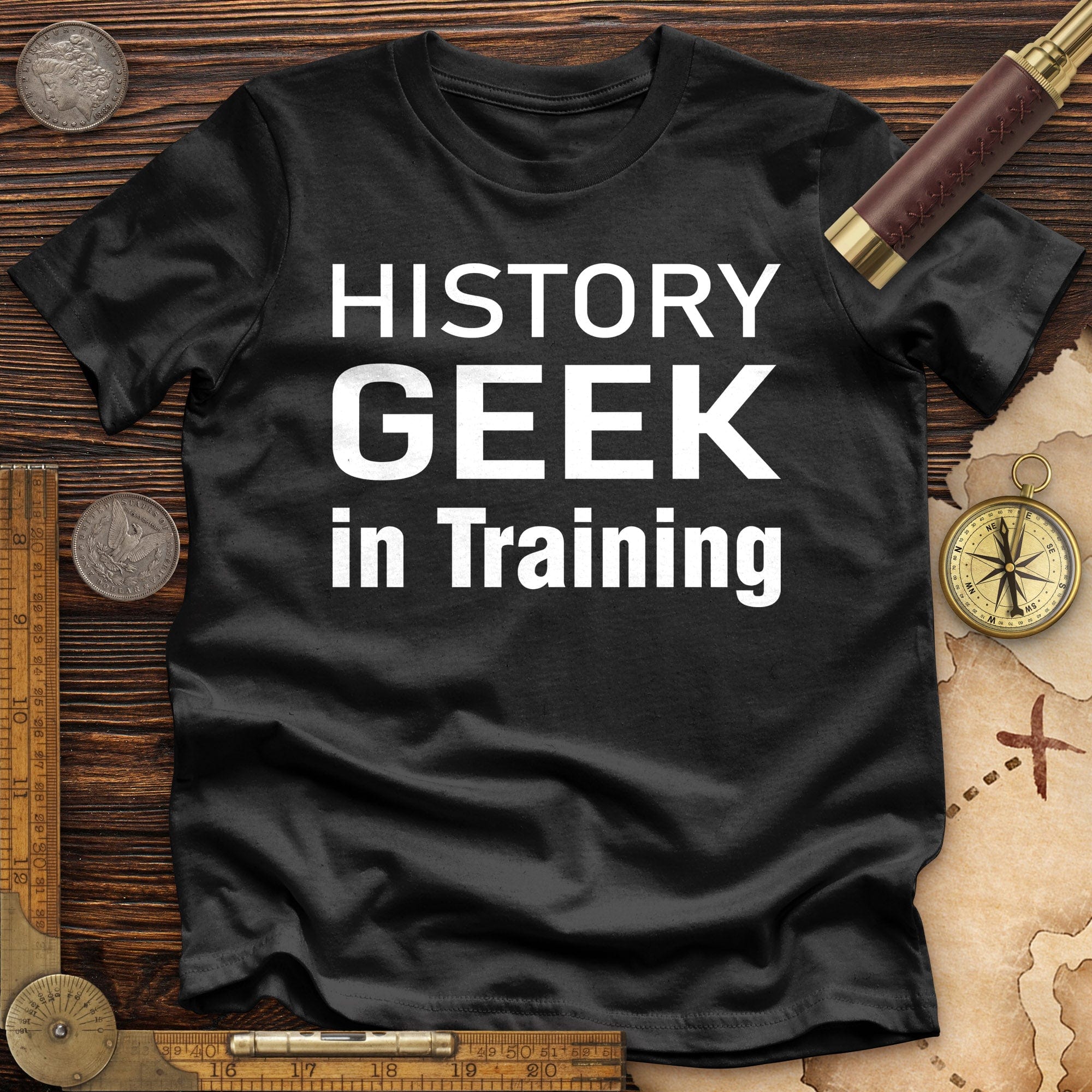 History Geek In Training Premium Quality Tee Hoodie, Sweatshirt | ZylaModa.com (Image 3)