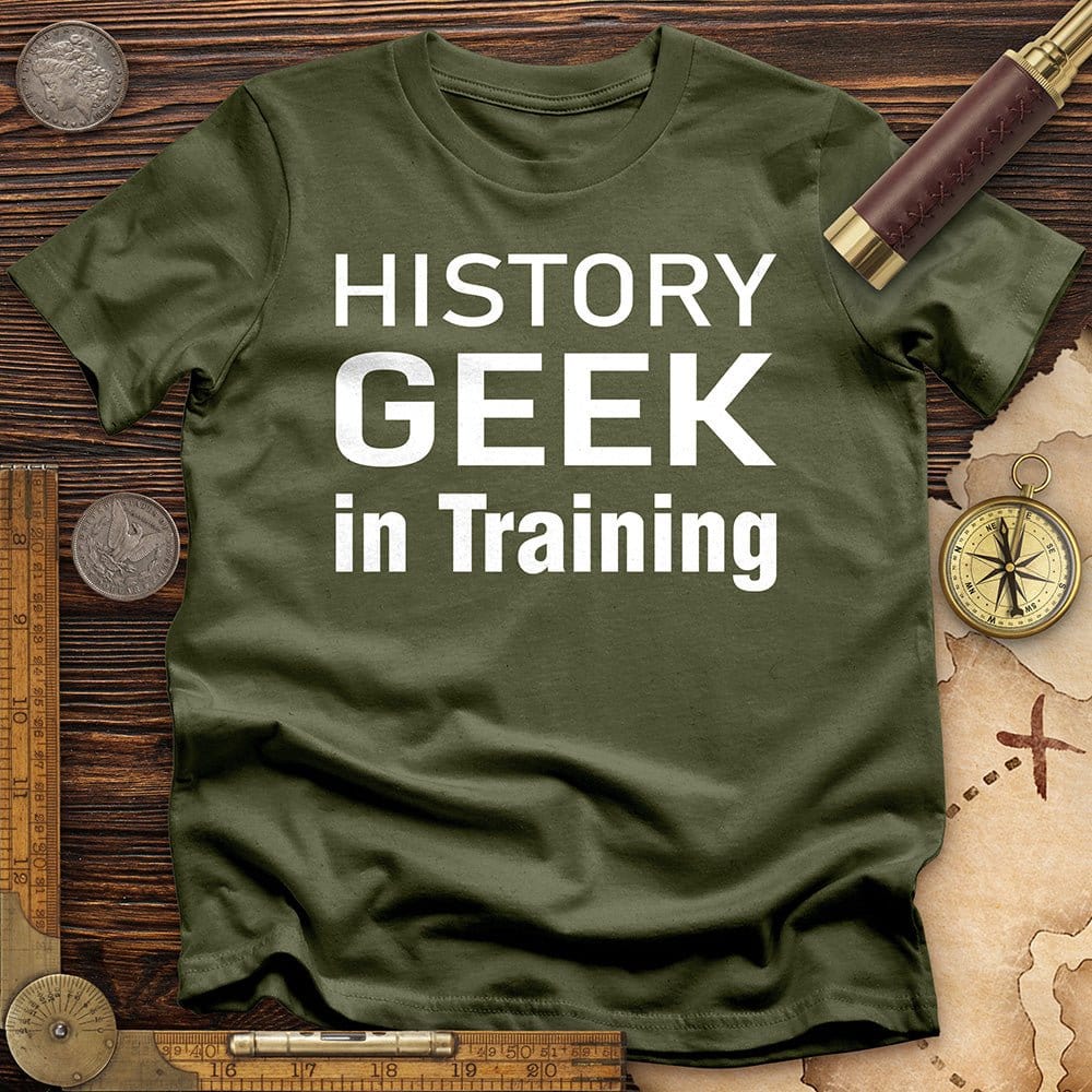 History Geek in Training T-Shirt Hoodie, Sweatshirt | ZylaModa.com (Image 4)