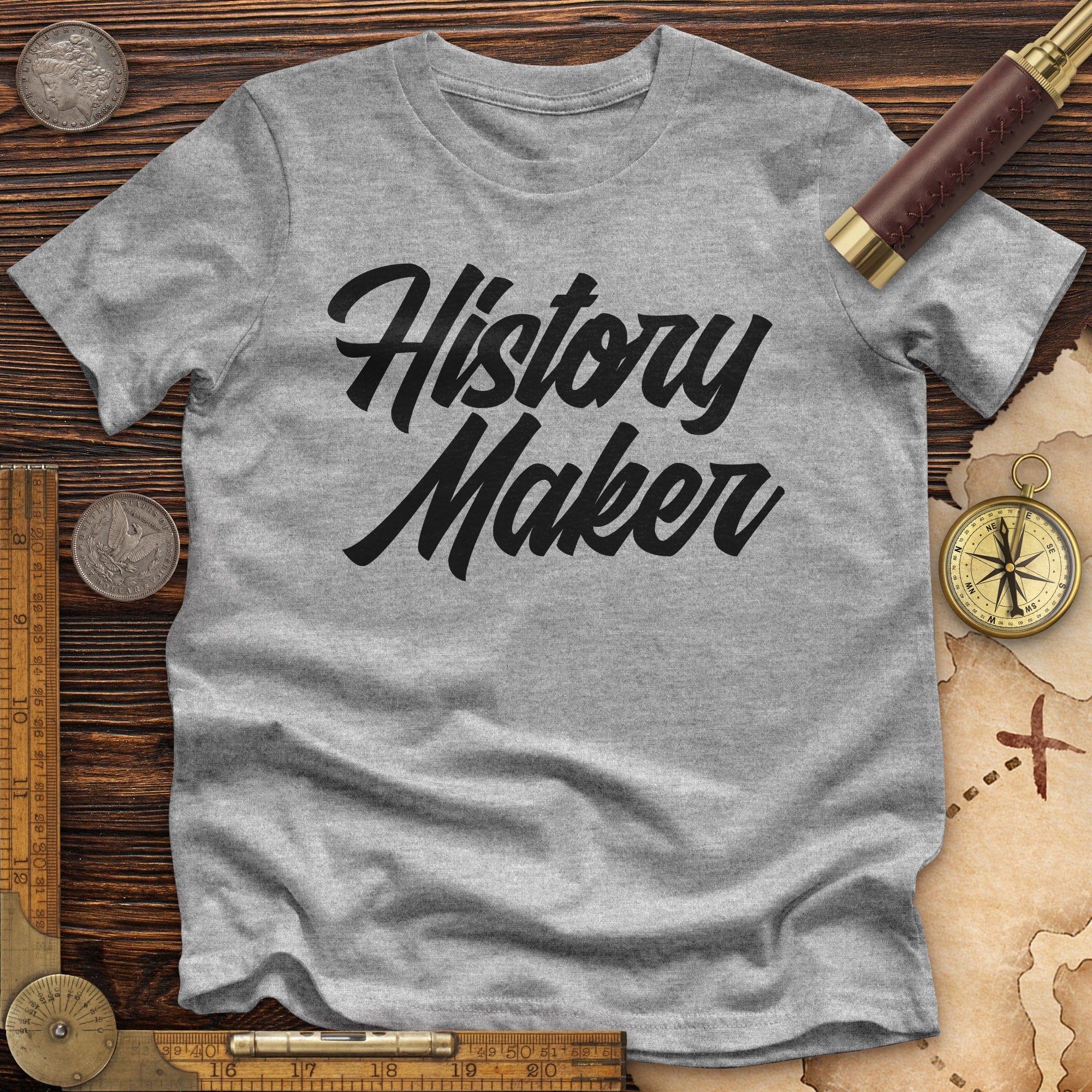 History Maker Cursive Premium Quality Tee Hoodie, Sweatshirt | ZylaModa.com (Image 1)