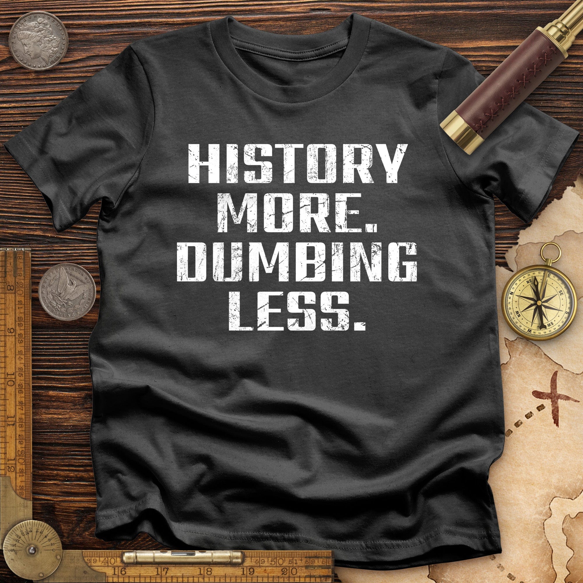 History More Dumbing Less T-Shirt Hoodie, Sweatshirt | ZylaModa.com (Image 4)