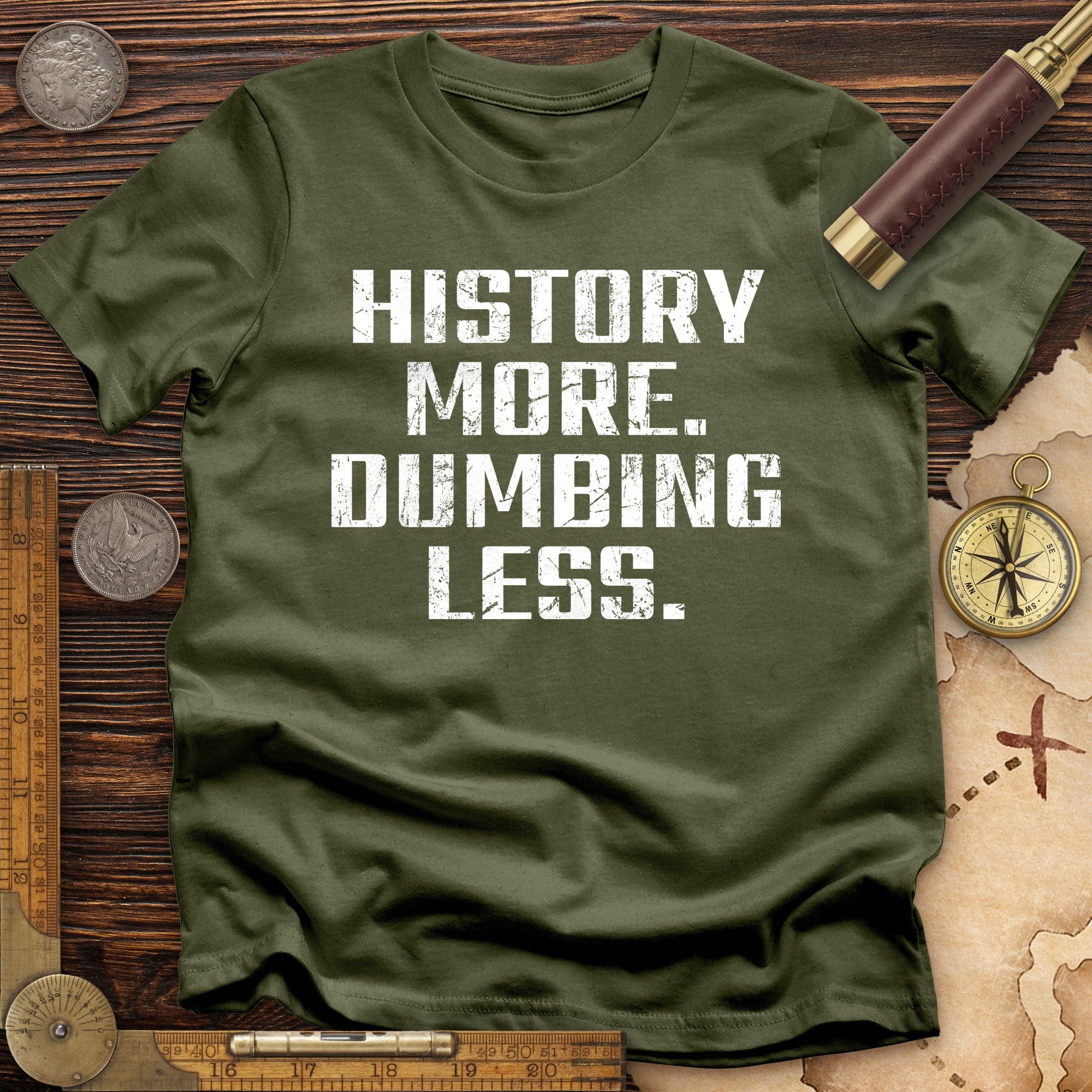 History More Dumbing Less T-Shirt Hoodie, Sweatshirt | ZylaModa.com (Image 3)