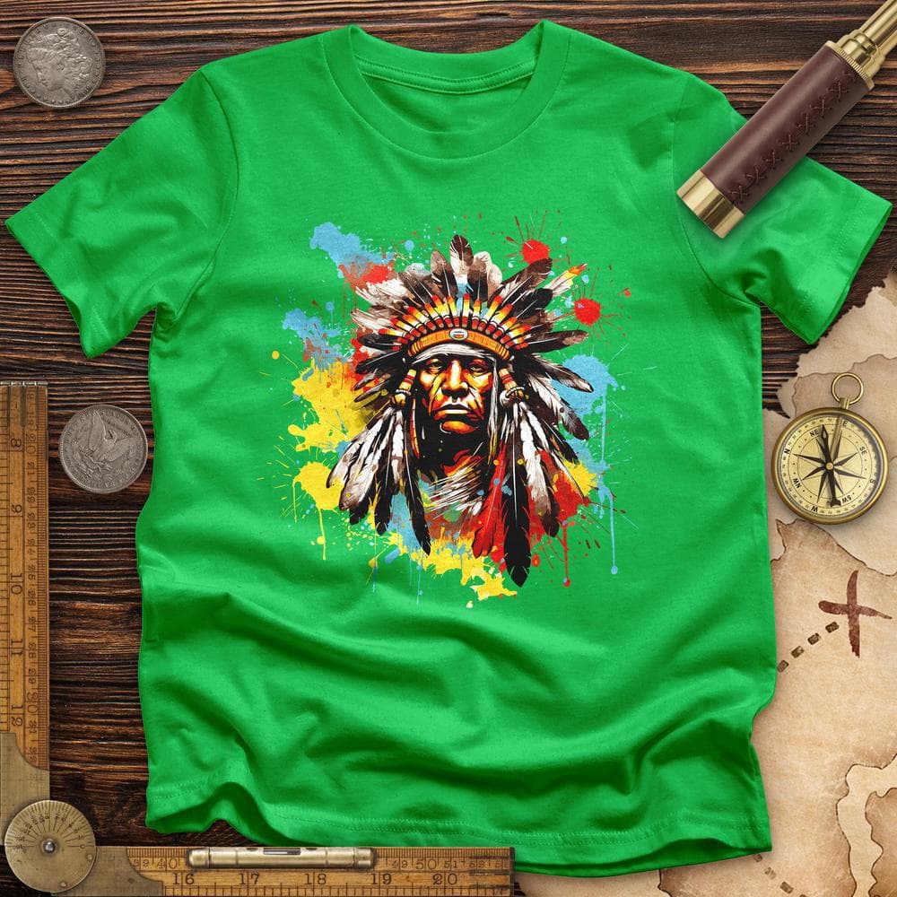 Native American Chief T-Shirt Hoodie, Sweatshirt | ZylaModa.com (Image 3)