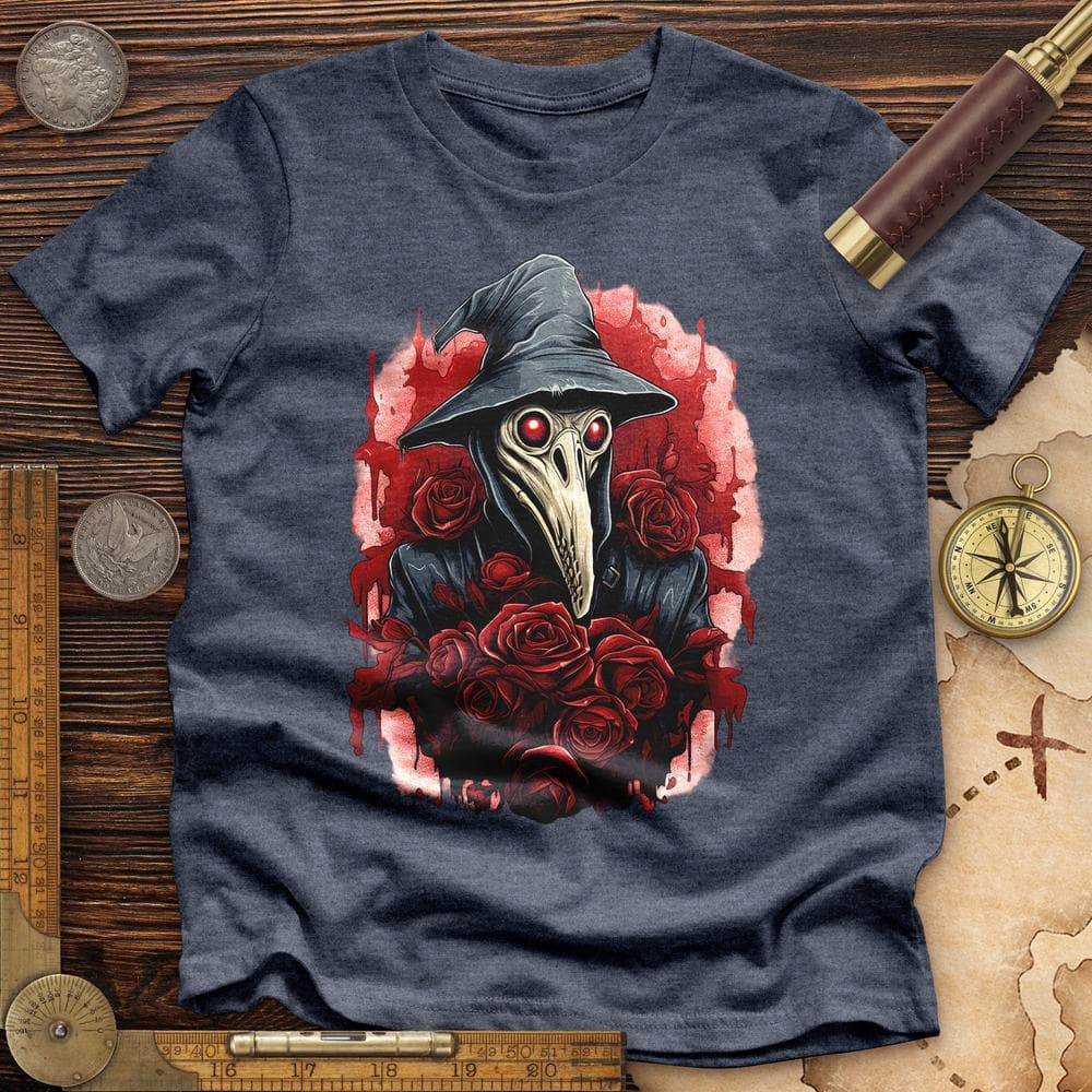 Plague Doctor Roses Premium Quality Tee Hoodie, Sweatshirt | ZylaModa.com (Image 4)