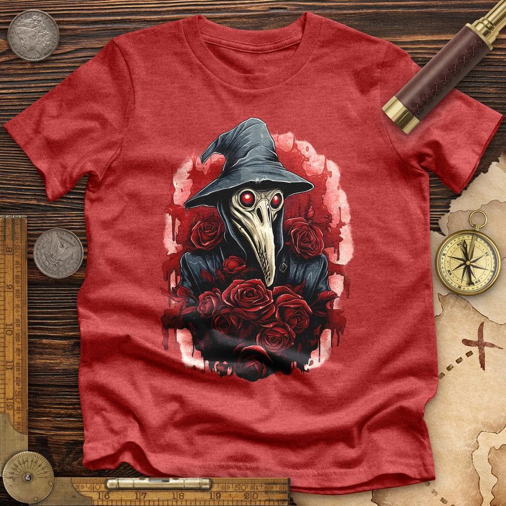 Plague Doctor Roses Premium Quality Tee Hoodie, Sweatshirt | ZylaModa.com (Image 5)