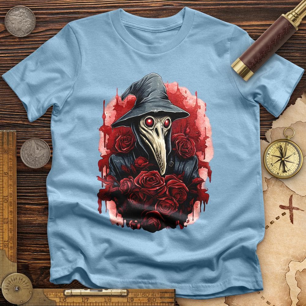 Plague Doctor Roses T-Shirt Hoodie, Sweatshirt | ZylaModa.com (Image 5)