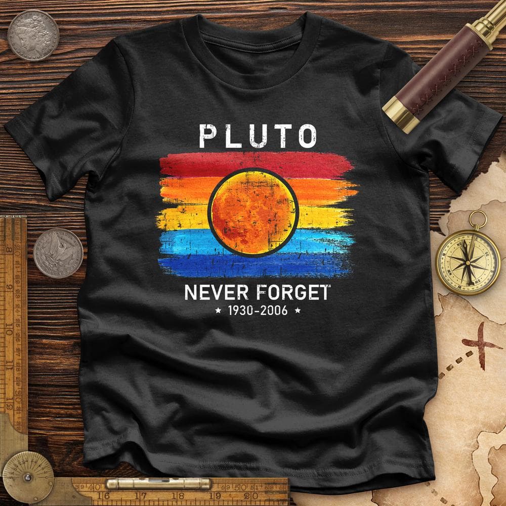 Pluto Never Forget Premium Quality Tee Hoodie, Sweatshirt | ZylaModa.com (Image 4)