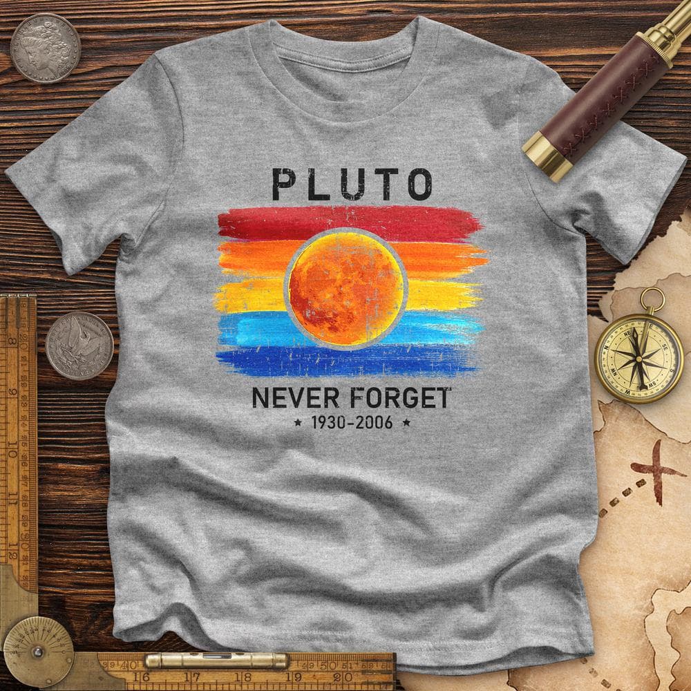 Pluto Never Forget Premium Quality Tee Hoodie, Sweatshirt | ZylaModa.com (Image 3)