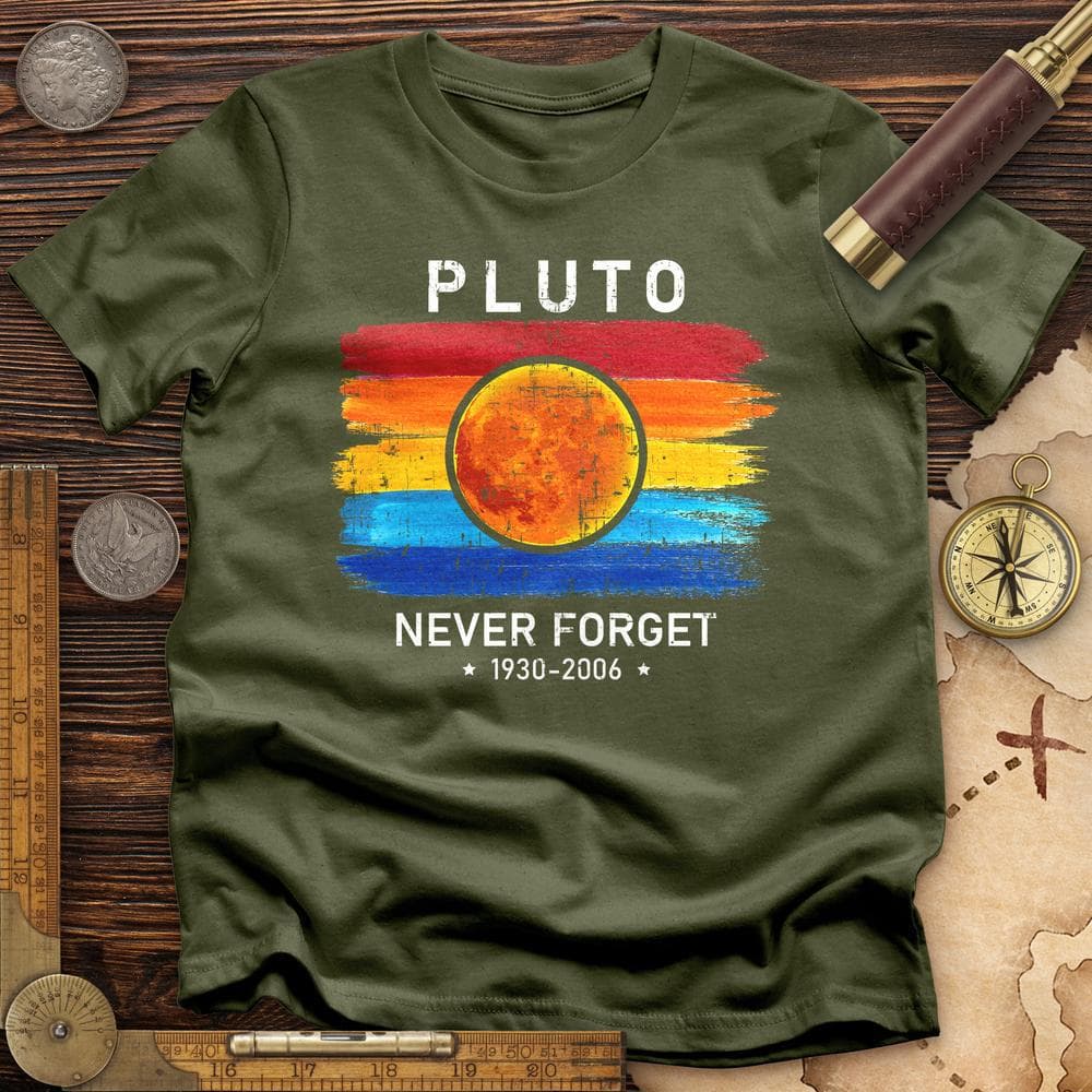 Pluto Never Forget T-Shirt Hoodie, Sweatshirt | ZylaModa.com (Image 4)