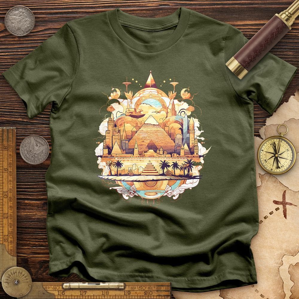 Pyramid T-Shirt Hoodie, Sweatshirt | ZylaModa.com (Image 1)