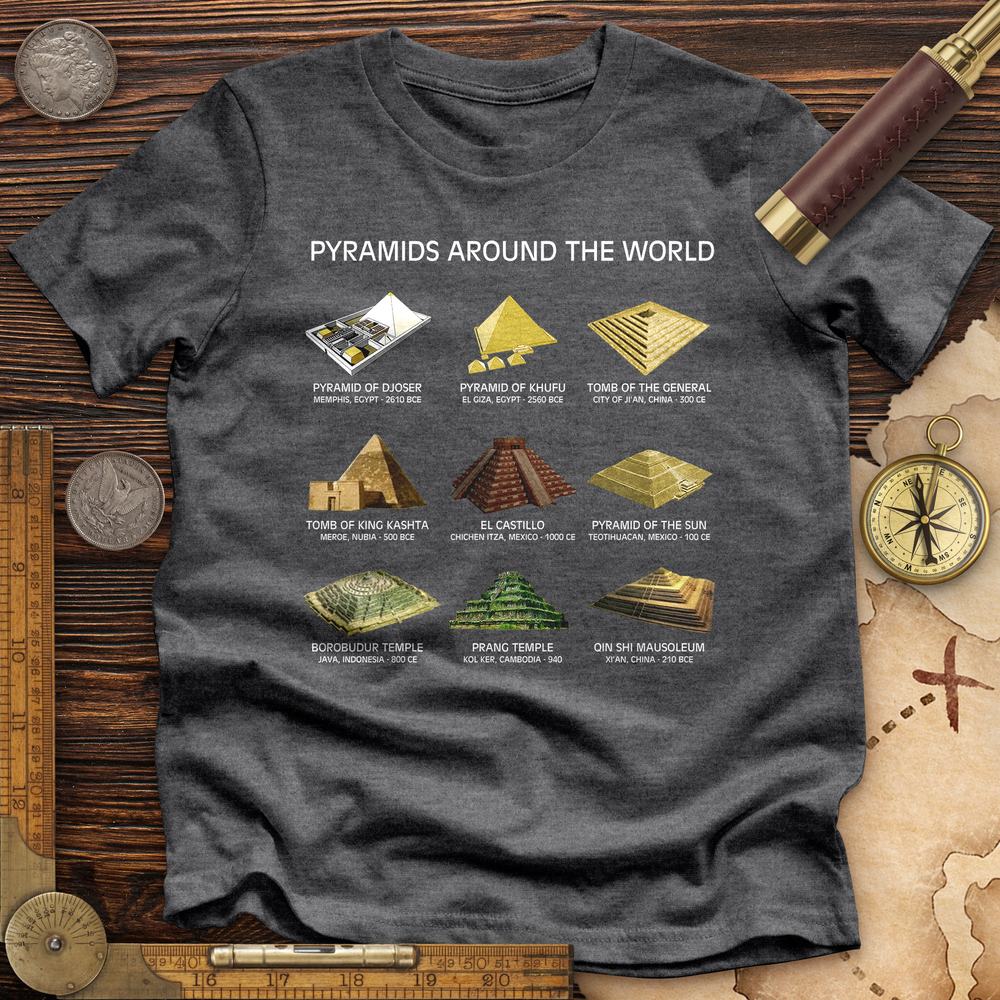 Pyramids Of The World Premium Quality Tee Hoodie, Sweatshirt | ZylaModa.com (Image 4)