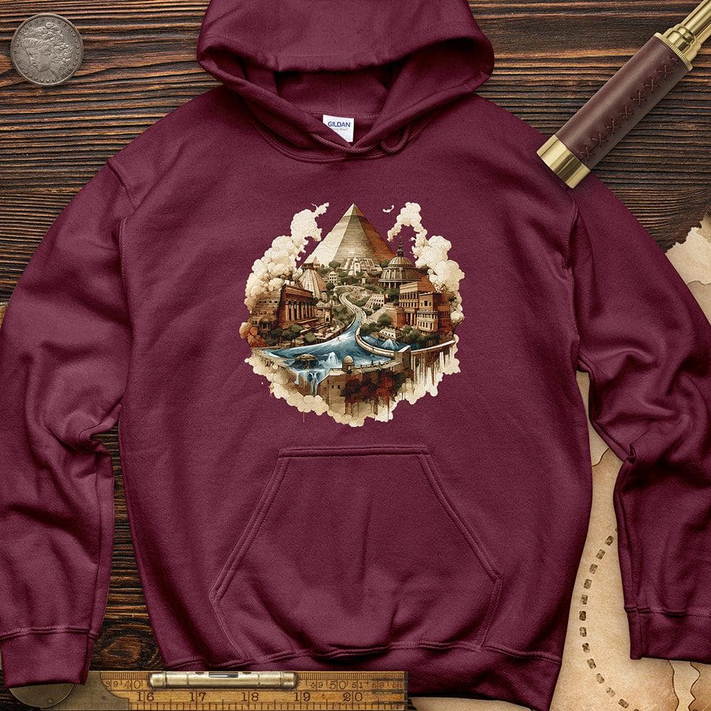 Pyramids Egypt City With River Hoodie T-Shirts, Sweatshirt | ZylaModa.com (Image 4)