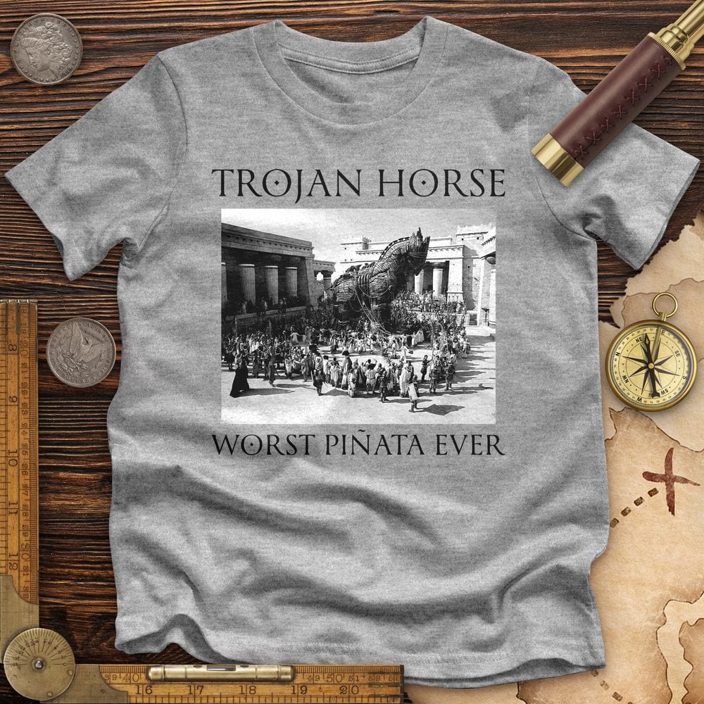 Trojan Horse Pinata Premium Quality Tee Hoodie, Sweatshirt | ZylaModa.com (Image 2)