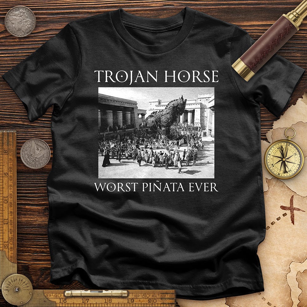 Trojan Horse Pinata T-Shirt Hoodie, Sweatshirt | ZylaModa.com (Image 3)
