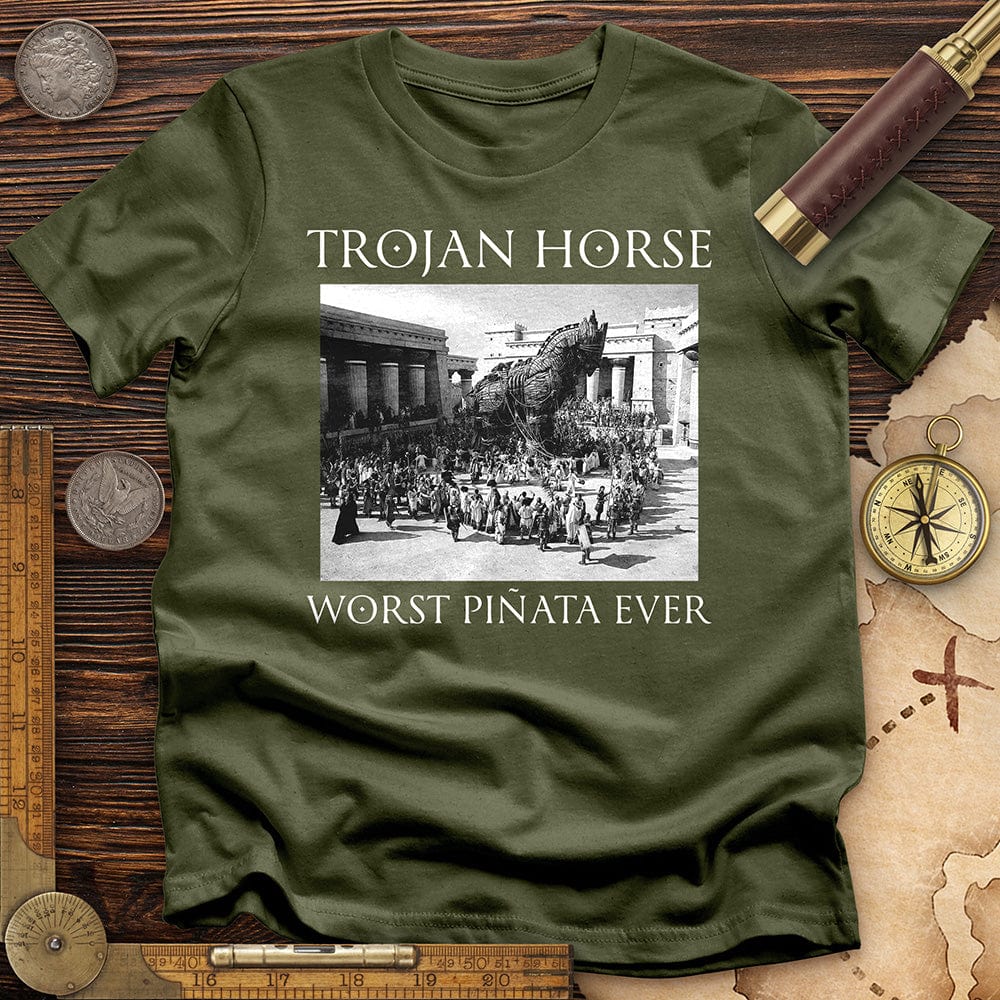 Trojan Horse Pinata T-Shirt Hoodie, Sweatshirt | ZylaModa.com (Image 5)