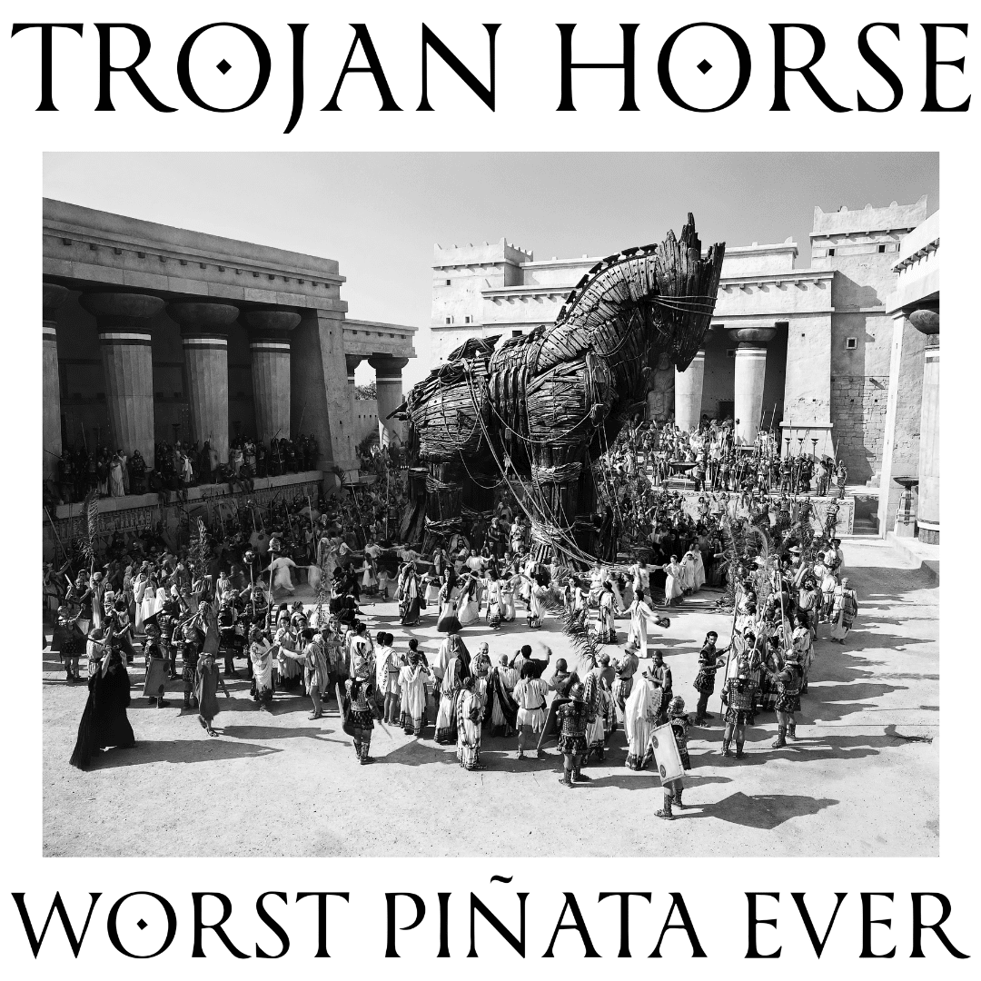 Trojan Horse Pinata T-Shirt Hoodie, Sweatshirt | ZylaModa.com (Image 2)