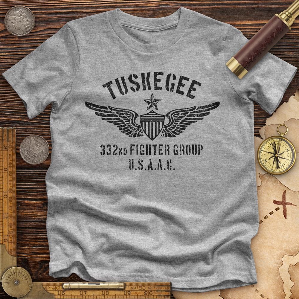 Tuskegee 332 Fighter Group Premium Quality Tee Hoodie, Sweatshirt | ZylaModa.com (Image 2)