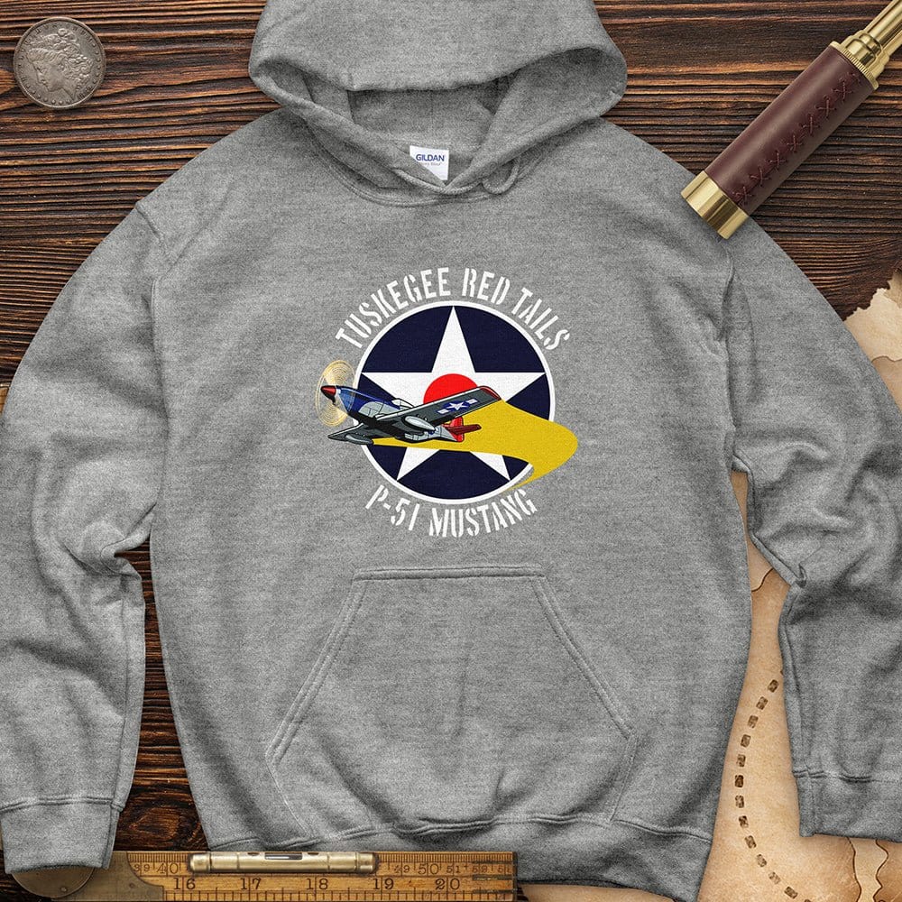 Tuskegee Red Tails Hoodie T-Shirts, Sweatshirt | ZylaModa.com (Image 2)