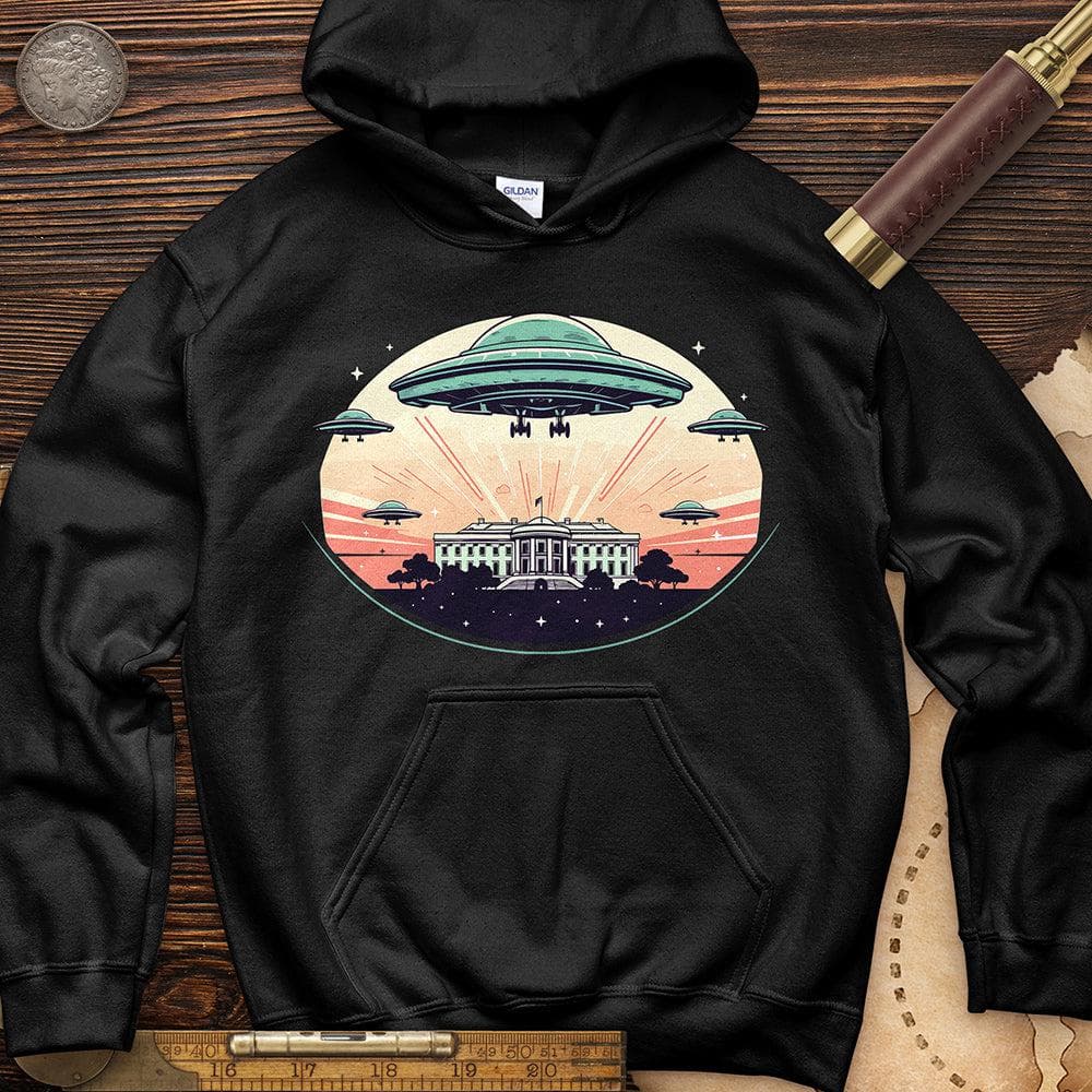 UFO Over White House Hoodie T-Shirts, Sweatshirt | ZylaModa.com (Image 2)