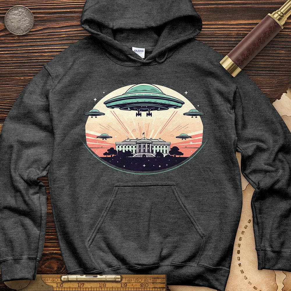 UFO Over White House Hoodie T-Shirts, Sweatshirt | ZylaModa.com (Image 4)