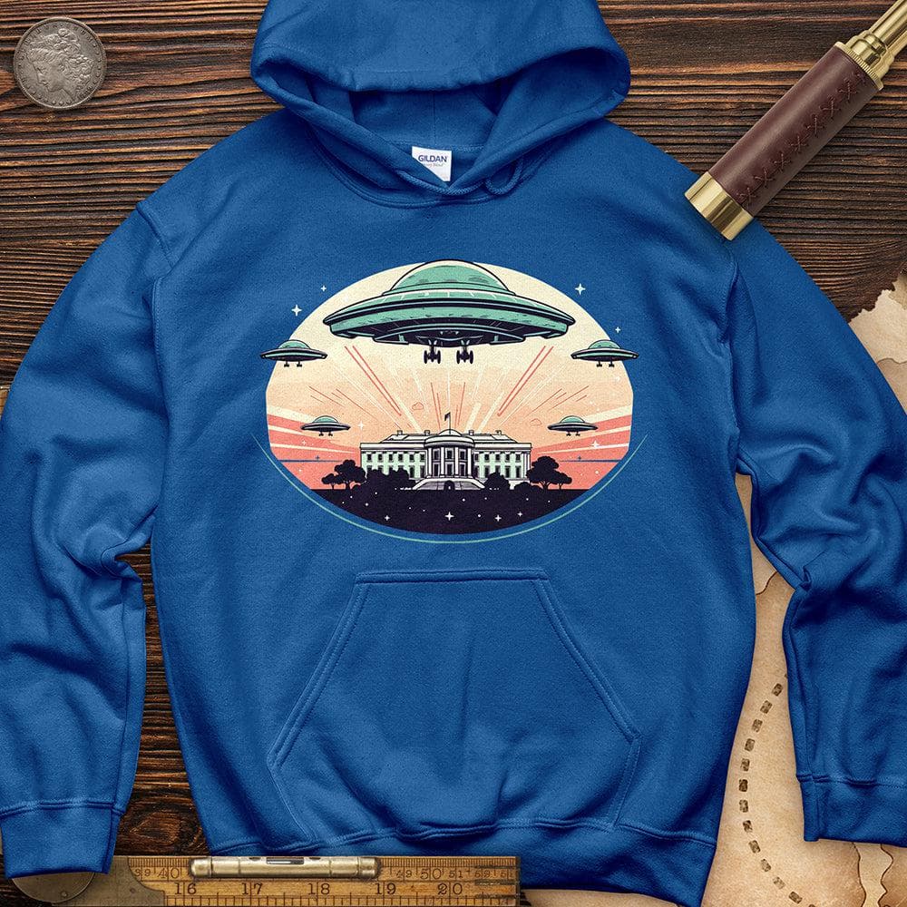 UFO Over White House Hoodie T-Shirts, Sweatshirt | ZylaModa.com (Image 1)