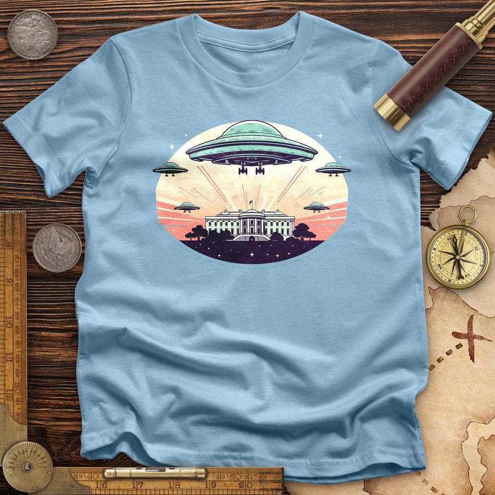 UFO Over White House T-Shirt Hoodie, Sweatshirt | ZylaModa.com (Image 5)