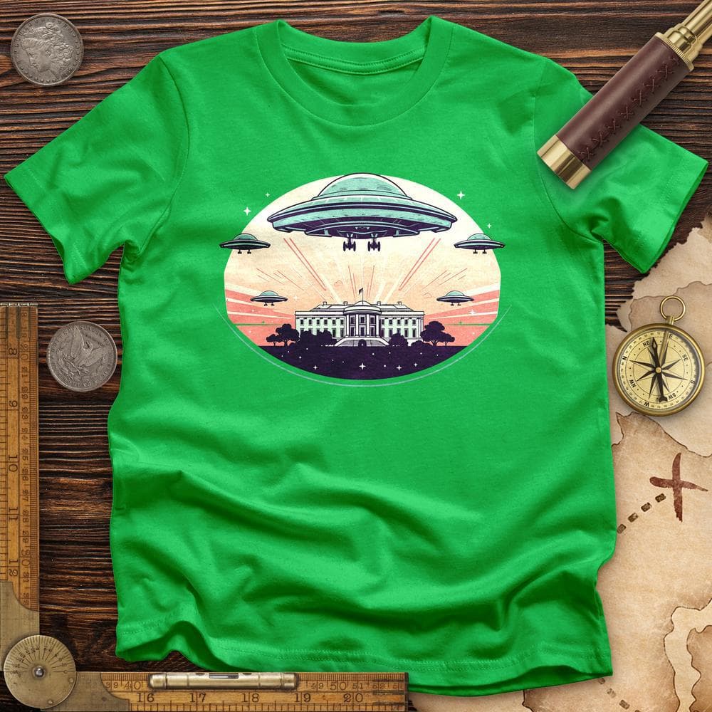 UFO Over White House T-Shirt Hoodie, Sweatshirt | ZylaModa.com (Image 4)