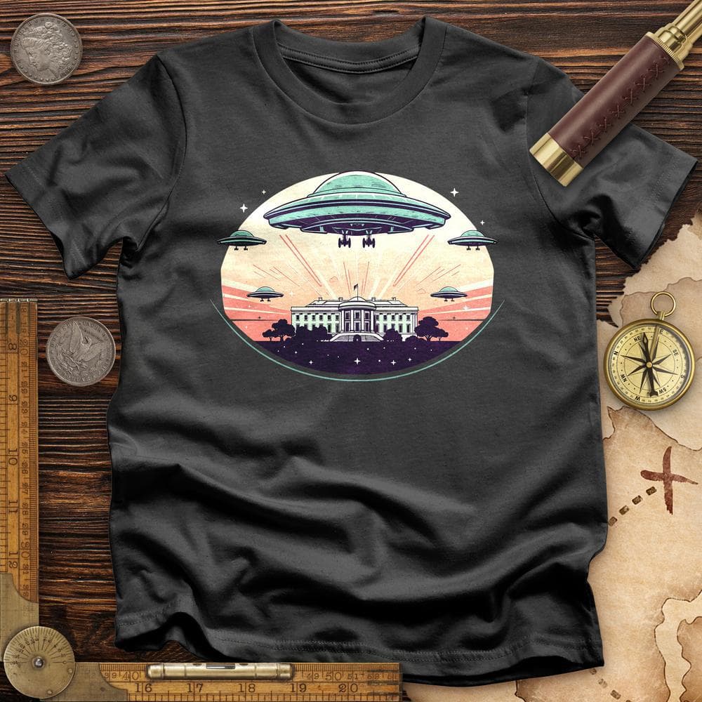 UFO Over White House T-Shirt Hoodie, Sweatshirt | ZylaModa.com (Image 2)