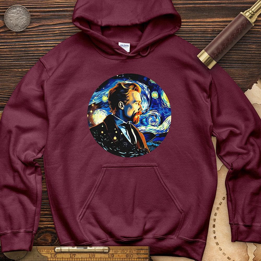 Van Gogh In Starry Night Hoodie T-Shirts, Sweatshirt | ZylaModa.com (Image 3)