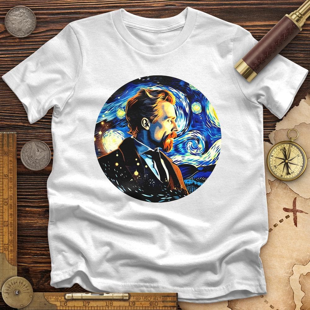 Van Gogh In Starry Night T-Shirt Hoodie, Sweatshirt | ZylaModa.com (Image 1)