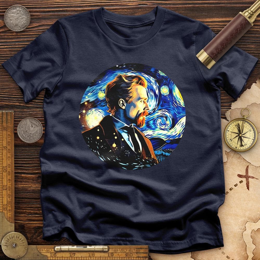 Van Gogh In Starry Night T-Shirt Hoodie, Sweatshirt | ZylaModa.com (Image 5)