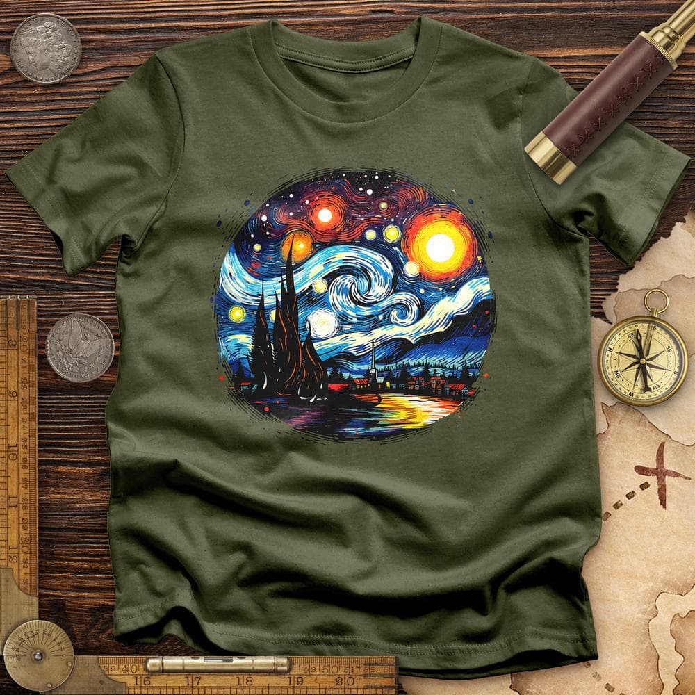 Van Gogh Painting T-Shirt Hoodie, Sweatshirt | ZylaModa.com (Image 1)