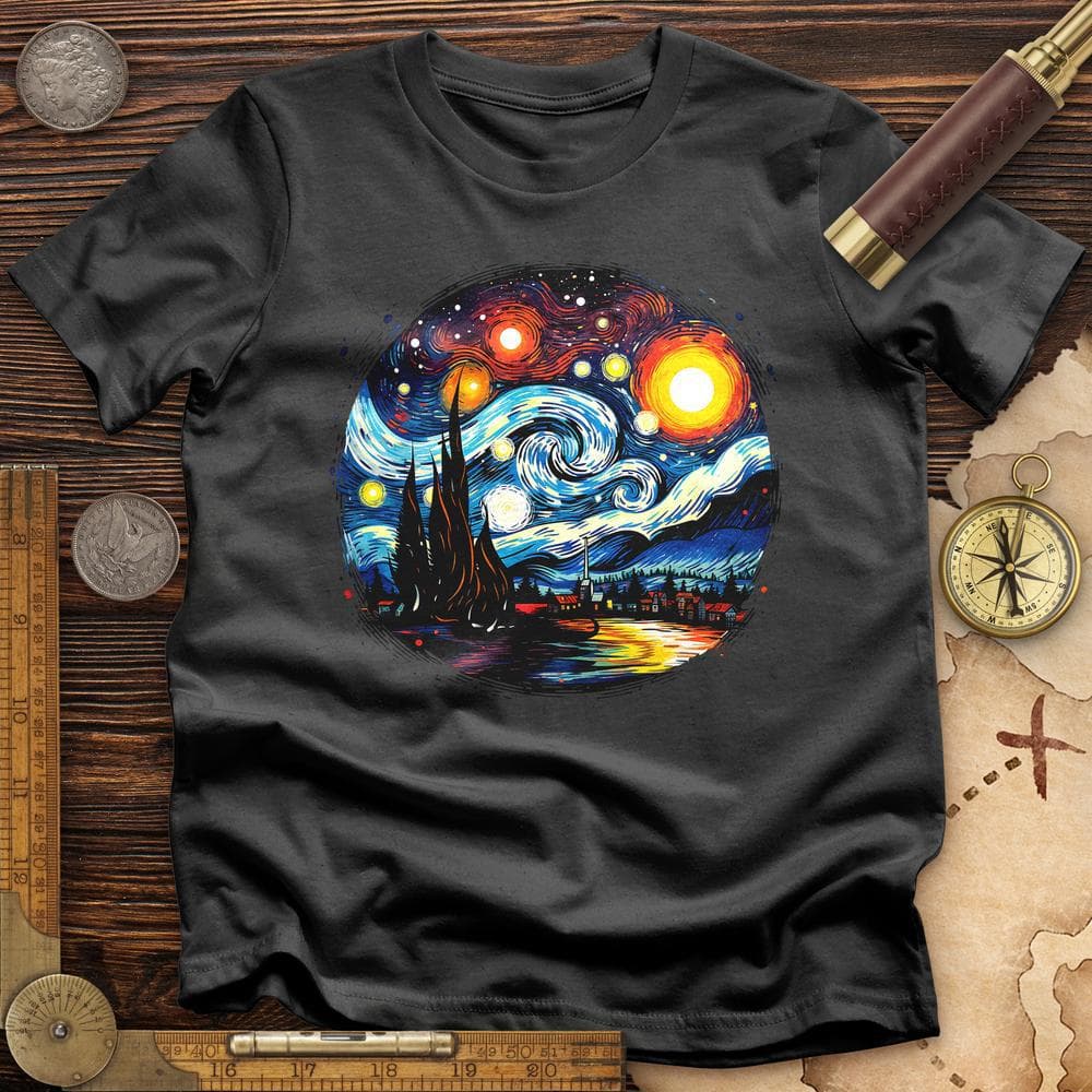 Van Gogh Painting T-Shirt Hoodie, Sweatshirt | ZylaModa.com (Image 3)