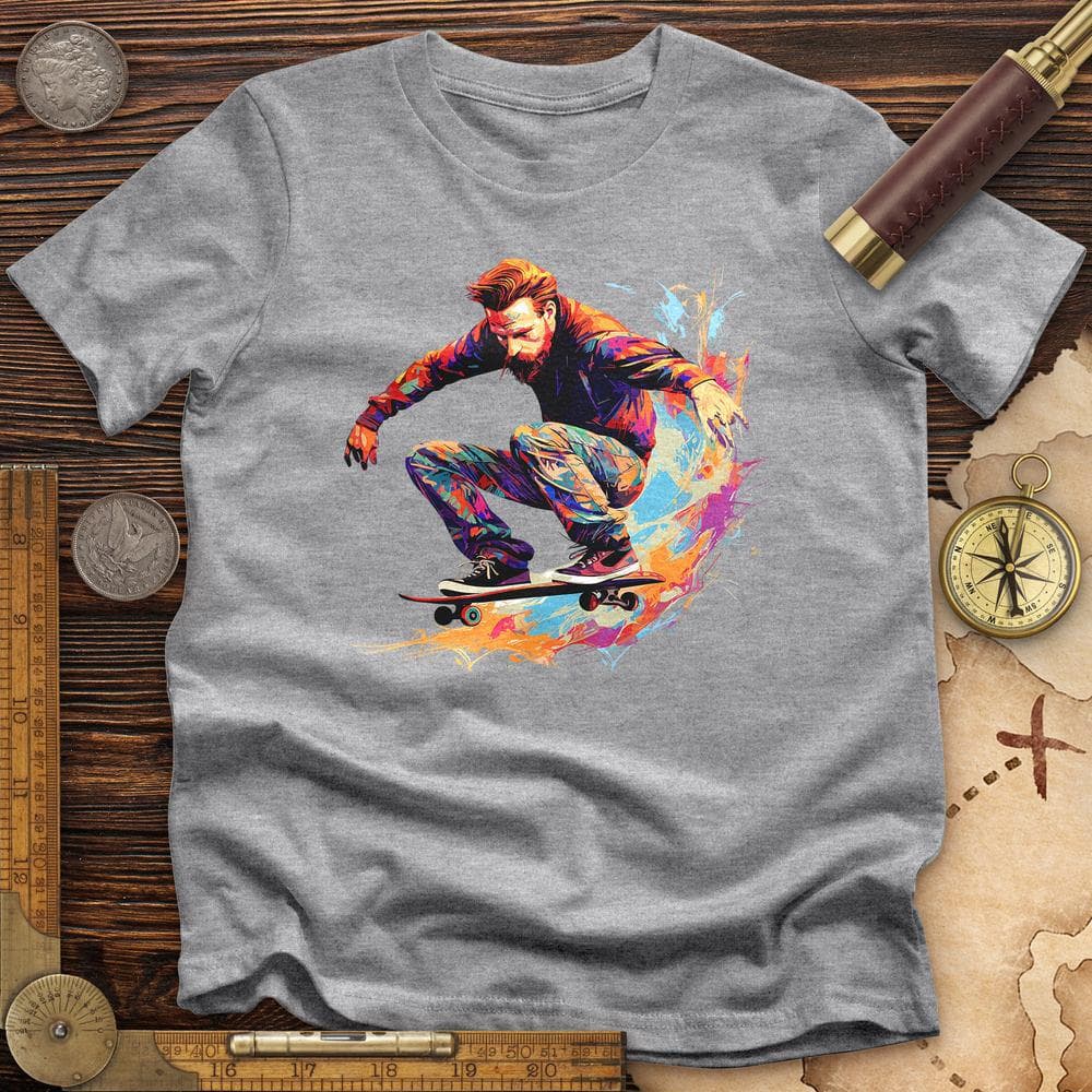 Van Gogh Skateboard Premium QualityTee T-Shirts, Hoodie, Sweatshirt | ZylaModa.com (Image 3)