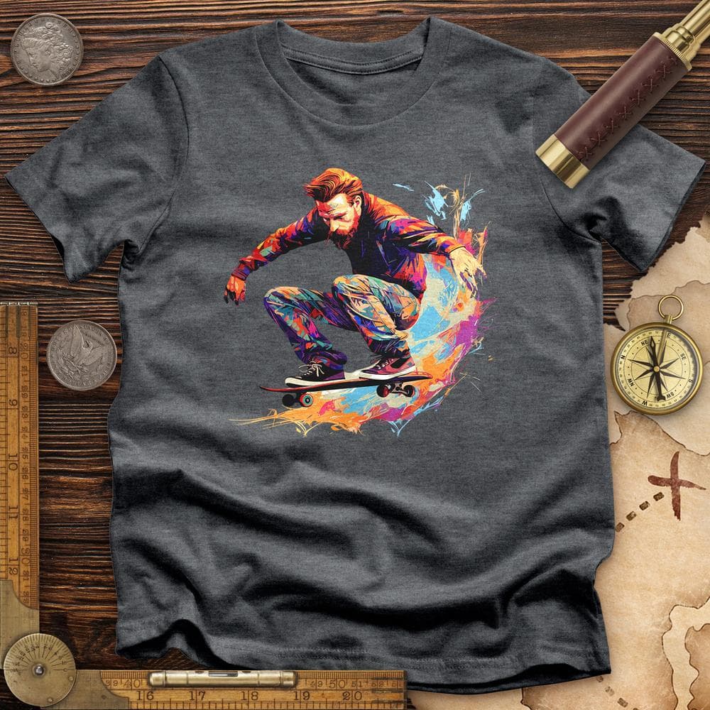 Van Gogh Skateboard Premium QualityTee T-Shirts, Hoodie, Sweatshirt | ZylaModa.com (Image 4)