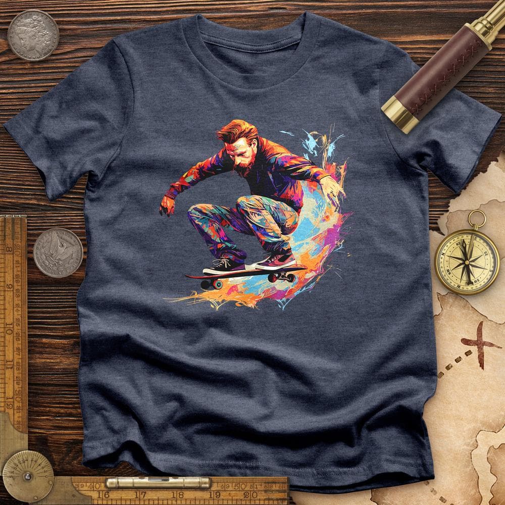 Van Gogh Skateboard Premium QualityTee T-Shirts, Hoodie, Sweatshirt | ZylaModa.com (Image 5)