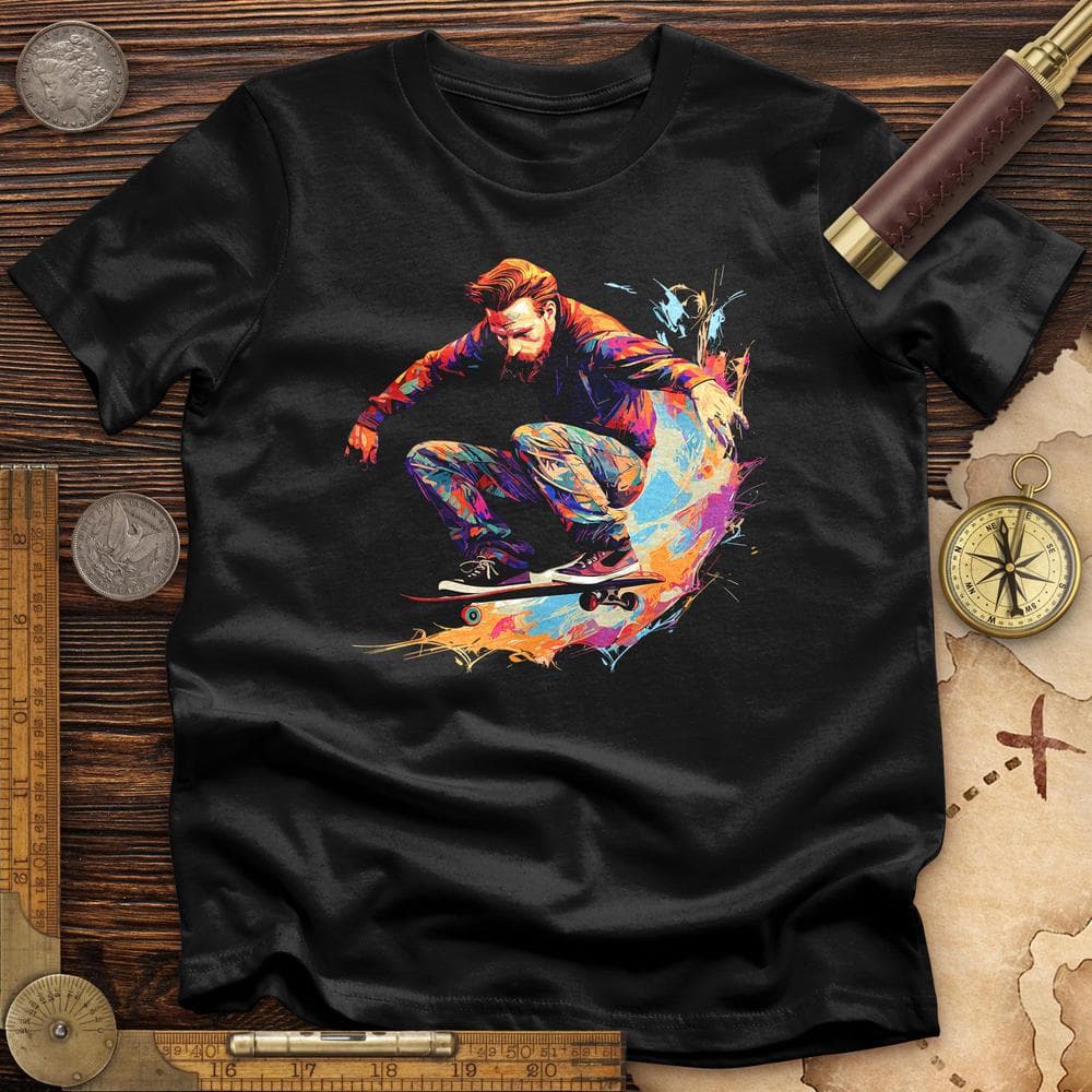 Van Gogh Skateboard Premium QualityTee T-Shirts, Hoodie, Sweatshirt | ZylaModa.com (Image 1)