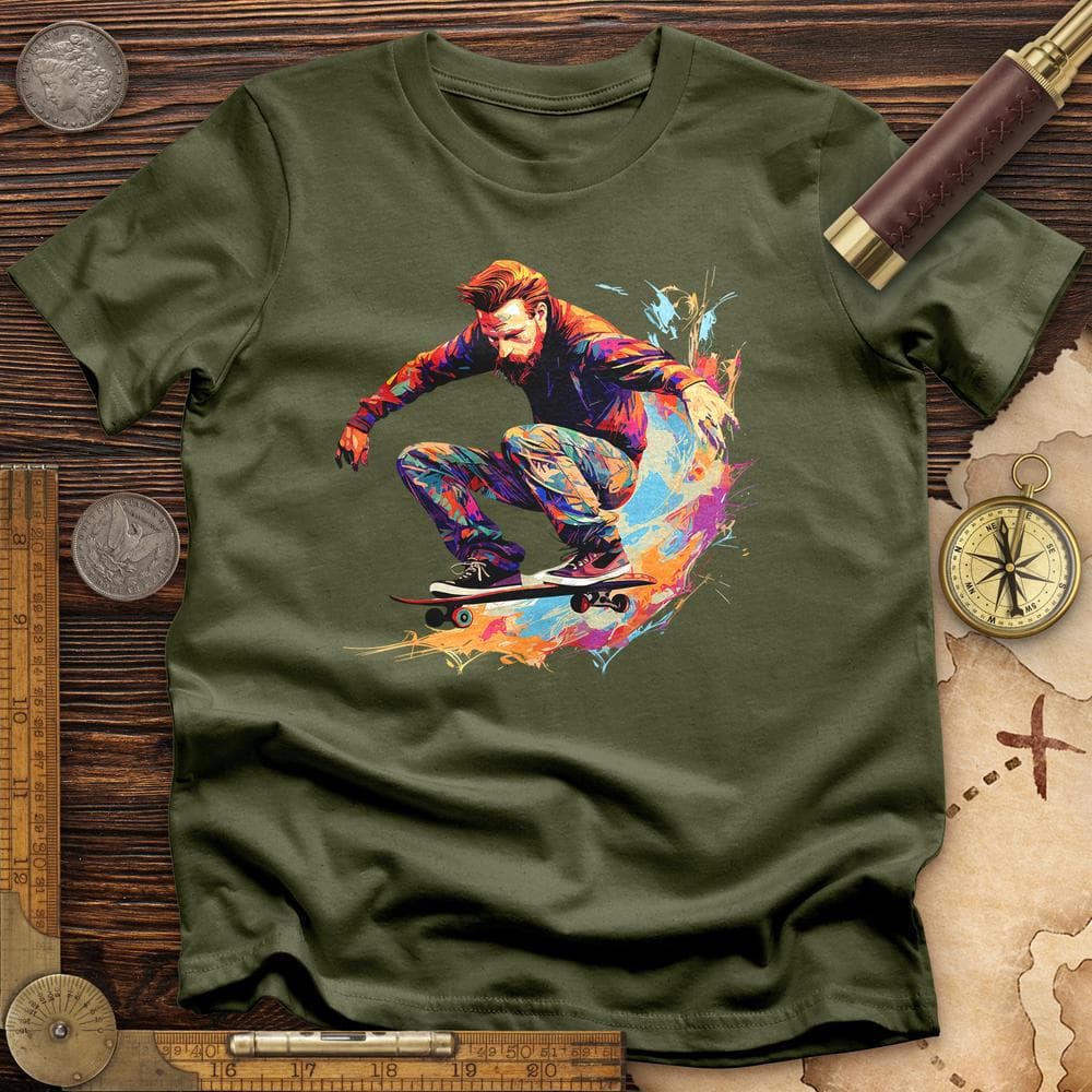 Van Gogh Skateboard T-Shirt Hoodie, Sweatshirt | ZylaModa.com (Image 1)