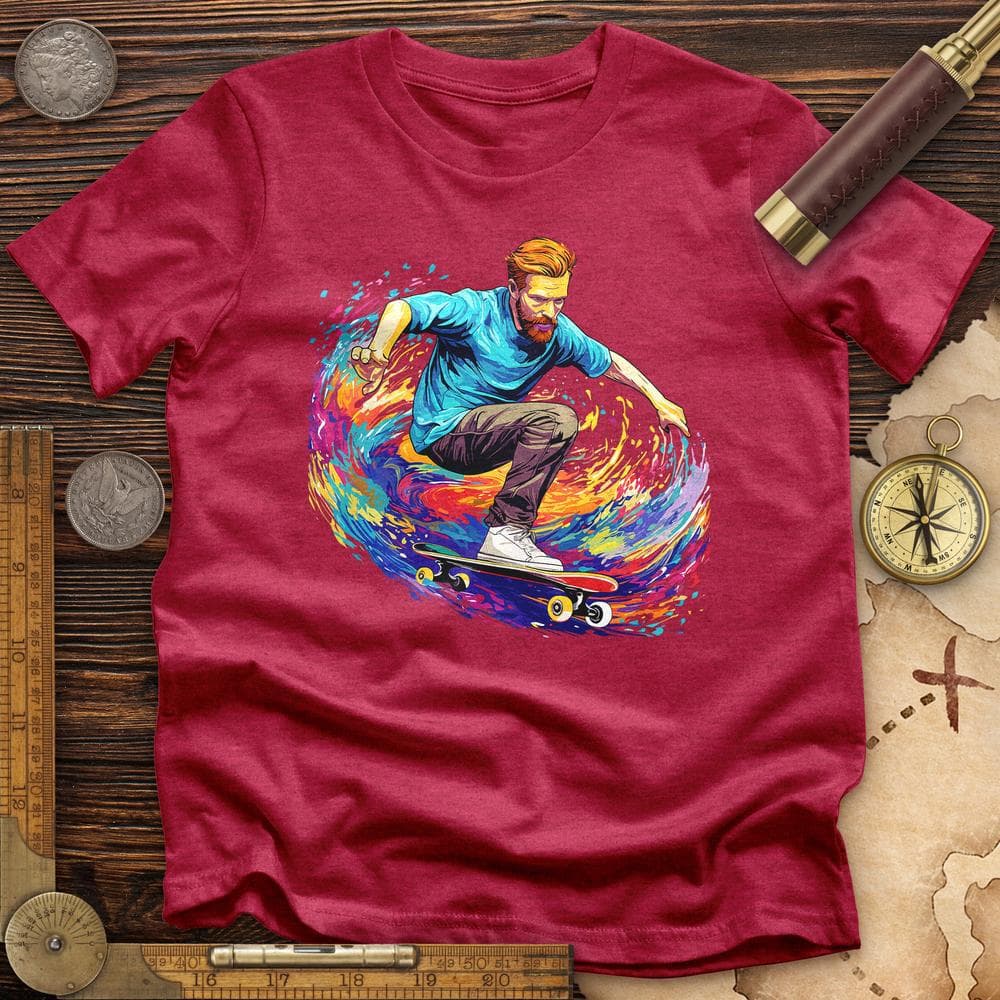 Van Gogh Skateboarding Premium QualityTee T-Shirts, Hoodie, Sweatshirt | ZylaModa.com (Image 5)